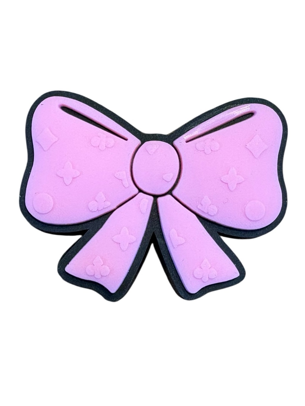 Pink Bow Croc Charm
